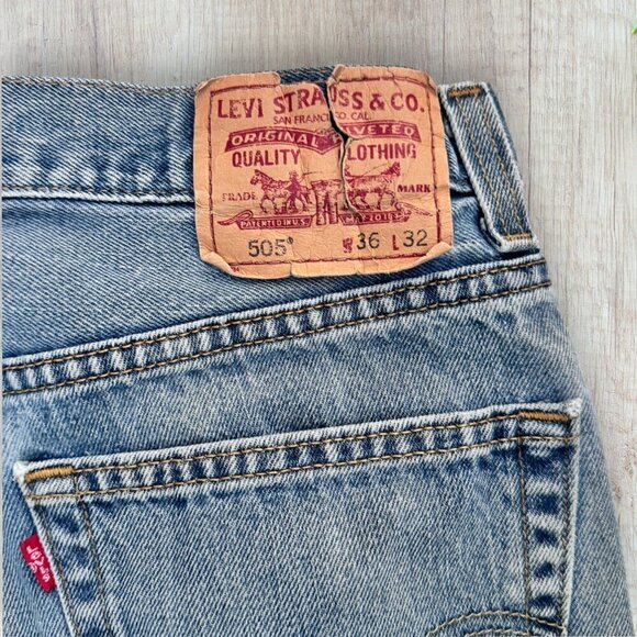LEVI'S 505 Vintage 2009 Regular Fit Straight Leg Jeans Men's 36 x 32 - Picture 10 of 10